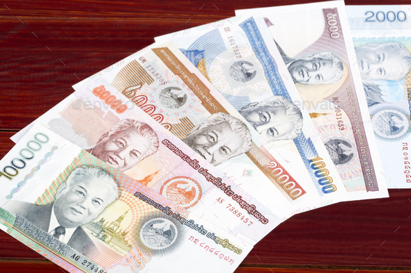 Lao money a business background - Stock Photo - Images