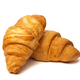 two croissants isolated - PhotoDune Item for Sale