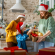 family preparing for Christmas - PhotoDune Item for Sale