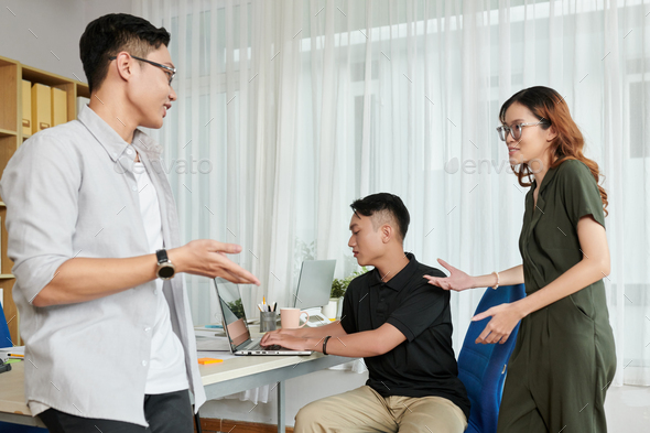 Architects Working in Modern Office - Stock Photo - Images