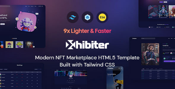 Wondrous Xhibiter | NFT Marketplace HTML Template