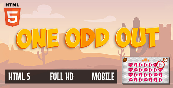 One Odd Out - HTML5 Arcade Game (no capx)