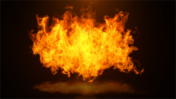 Blazing Fire Logo Reveal