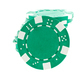 green poker chips heap isolated - PhotoDune Item for Sale