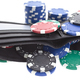 multicolor poker chips in black leather wallet - PhotoDune Item for Sale