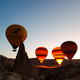 Hot air balloons taking off at sunrise - PhotoDune Item for Sale