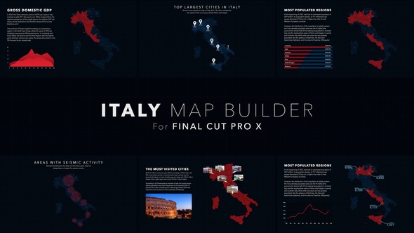 Italy Map Builder for Final Cut Pro X