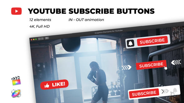 Youtube Subscribe Buttons | FCPX