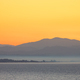 Ionian Sea with Mountain Landscape Background. Twilight Sunrise Sky. Katakolo, Greece - PhotoDune Item for Sale