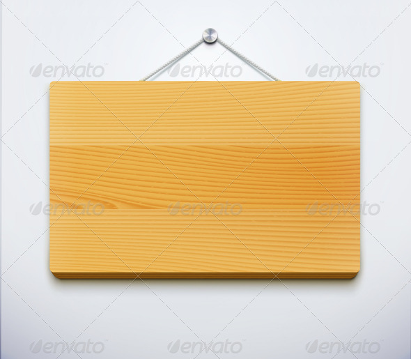Wooden Plate - Borders Decorative