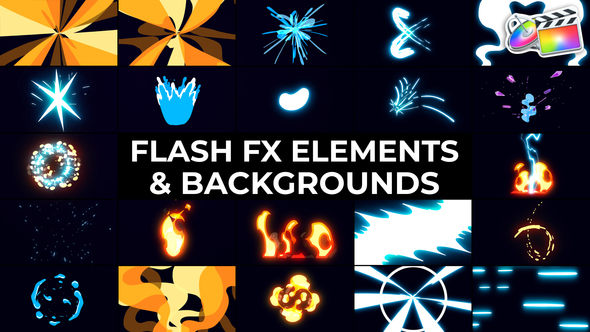 Flash FX Elements And Backgrounds | FCPX