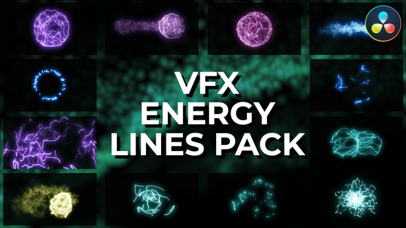 VFX Energy Lines Pack for DaVinci Resolve
