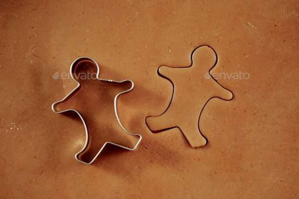 Raw dough for gingerbread cookies - Stock Photo - Images