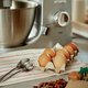 Electric mixer kneads dough in the kitchen - PhotoDune Item for Sale
