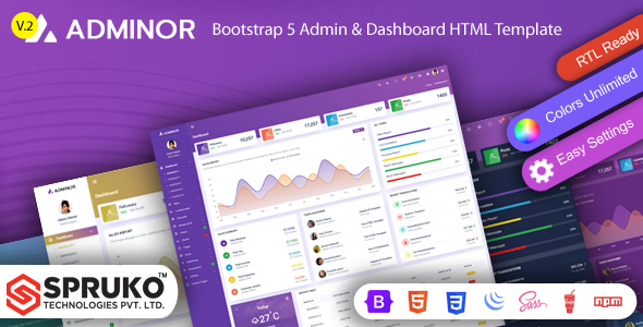 Super Adminor - Bootstrap5 Admin & Dashboard HTML Template