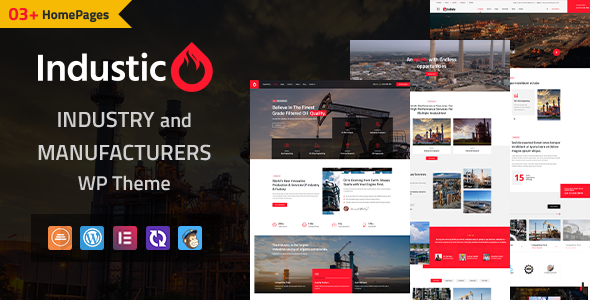 Industico – Industry and Manufacturers WordPress Theme