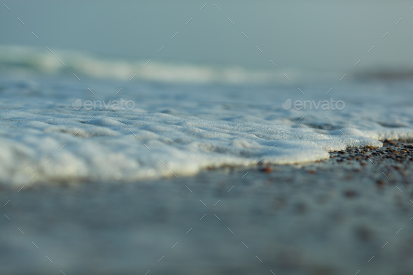 Foamy sea waves - Stock Photo - Images
