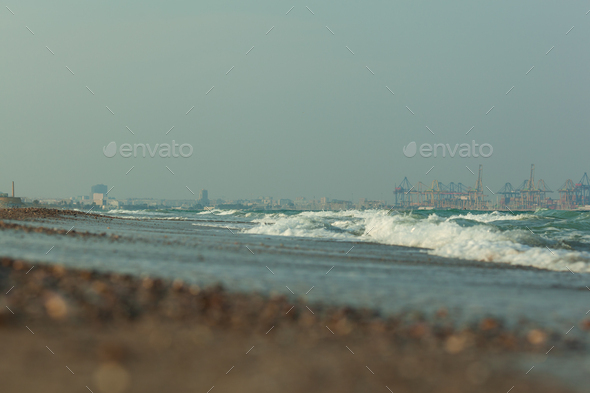 Deserted beach - Stock Photo - Images