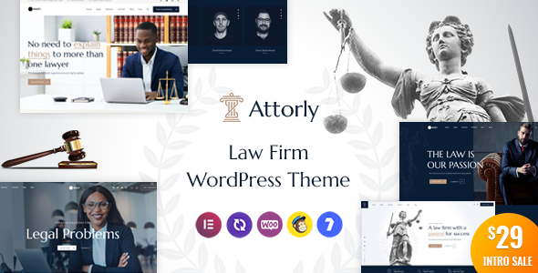 Attorly - Law Firm WordPress Theme