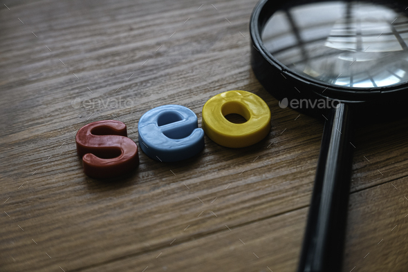 Search engine optimization concept.  - Stock Photo - Images