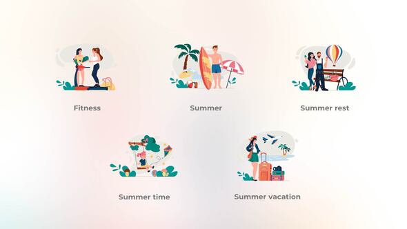 Summer - Flat concept