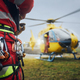 Paramedic of emergency service in front of helicopter - PhotoDune Item for Sale