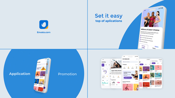 Fitness App Promo Product Promo template preview