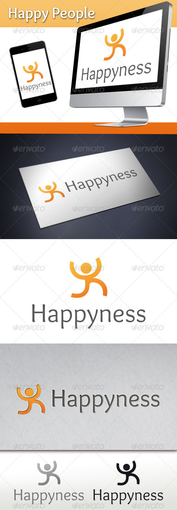 Happy People Logo - Humans Logo Templates
