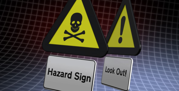 Hazard Sign 3D - VideoHive 54397