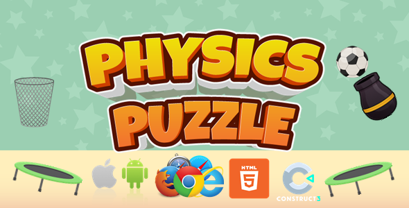 Physics Puzzle - Puzzle Game - HTML5/Mobile (Construct 3/C3P)