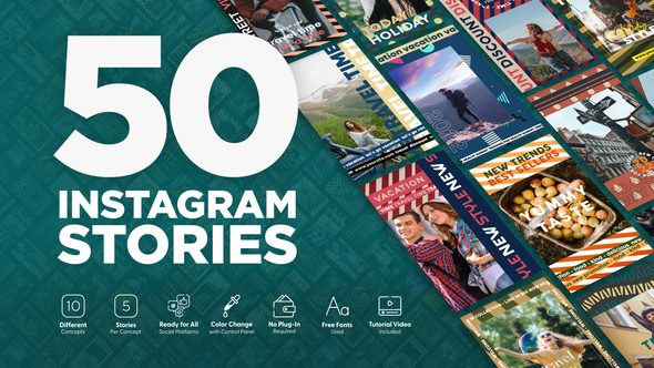 Urban Instagram Stories Product Promo template preview