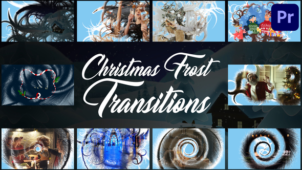 Christmas Frost Transitions for Premiere Pro