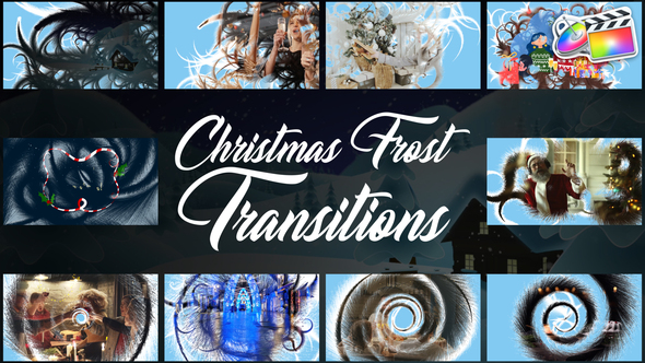 Christmas Frost Transitions for FCPX