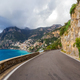 Scenic Road on Rocky Cliffs and Mountain Landscape by the Sea. Amalfi Coast, Positano, Italy - PhotoDune Item for Sale