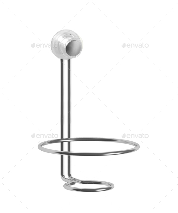 Wire bottle holder isolated - Stock Photo - Images