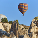 Balloons in love valley, Cappadocia. Flights in Goreme. Turkey - PhotoDune Item for Sale