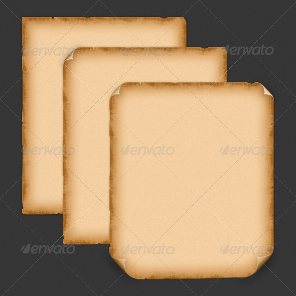 Realistic Parchment Pack - Decorative Graphics