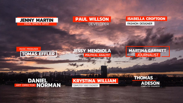 Lower Thirds | After Effects Elements template preview