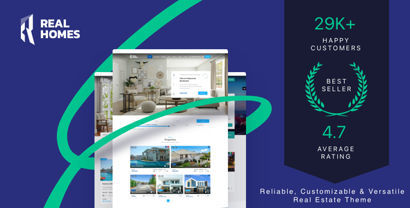 Exceptional RealHomes - Estate Sale and Rental WordPress Theme