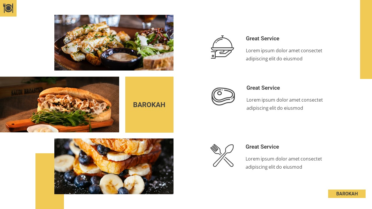 Barokah - Food And Culinary Google Slides Template, Presentation Templates
