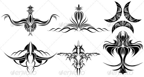Design Elements - Tattoos Vectors