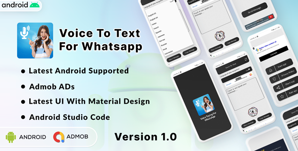 Voice to Text for chat in social Media | Speech to Text Converter | Android App
