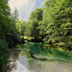 Emerald green water of the river Sava Bohinjka in Julian Alps, Ukanc, Slovenia. - PhotoDune Item for Sale