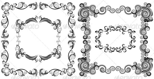 Ornamented Frames - Borders Decorative