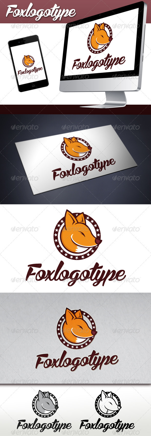 Fox Logo - Animals Logo Templates