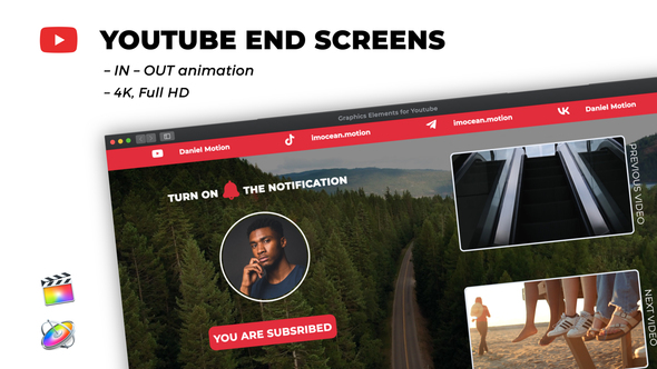 Youtube End Screens | FCPX