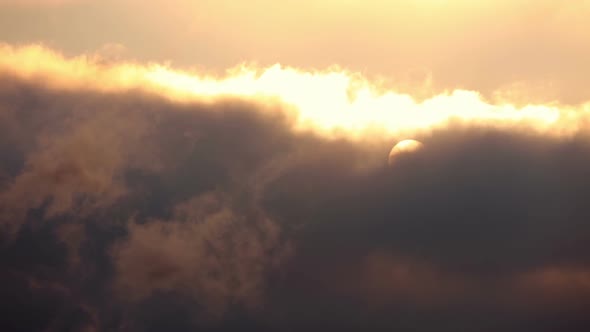 Thick Clouds and Sun