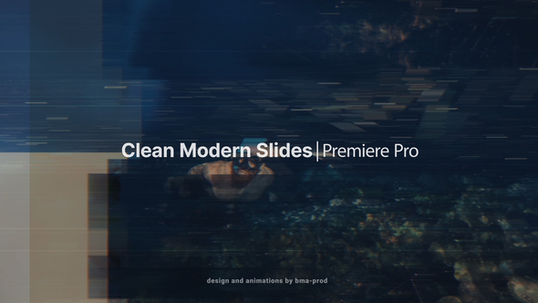 Clean Modern Slides Premiere Pro