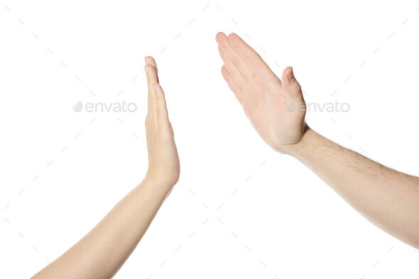 Give five hands gesture