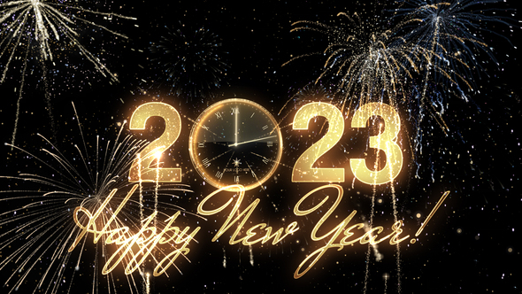 Glamorous New Year Countdown Clock 2023, After Effects Project Files